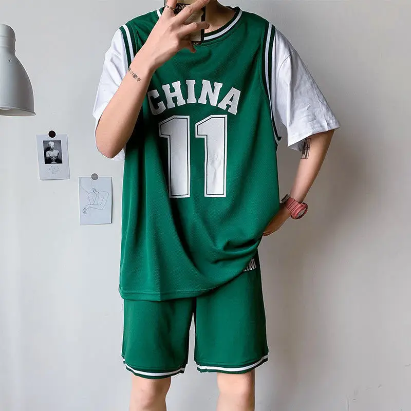 Спортивная одежда № 11 Kobe № 23, имитация двух предметов, 11 Джерси, Молодежный баскетбольный костюм, мужской топ + брюки, летняя одежда с коротк...
Спортивная одежда № 11 Kobe № 23, имитация двух предметов, 11 Джерси, Молодежный баскетбольный костюм, мужской топ + брюки, летняя одежда с коротк...