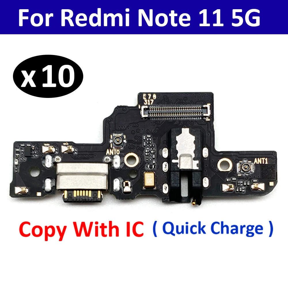 10Pcs/Lot, Dock Connector Micro USB Charger Charging Port Flex Cable Board For Redmi Note 11 Note11 5G With Microphone
10Pcs/Lot, Dock Connector Micro USB Charger Charging Port Flex Cable Board For Redmi Note 11 Note11 5G With Microphone