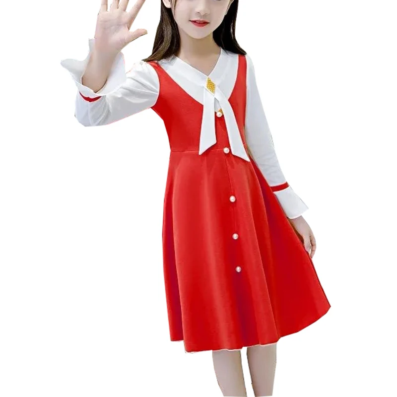 2022Spring New Fashion Korean version Stitching Princess Dress Flared Sleeves Children Clothing Kids Long-Sleeved Dress For Girl
2022Spring New Fashion Korean version Stitching Princess Dress Flared Sleeves Children Clothing Kids Long-Sleeved Dress For Girl