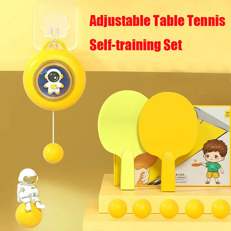 1Set Adjustable Table Tennis Self-training Set Hanging PingPong Trainer Home Parent-child Interaction Double Sparring Supplies
1Set Adjustable Table Tennis Self-training Set Hanging PingPong Trainer Home Parent-child Interaction Double Sparring Supplies