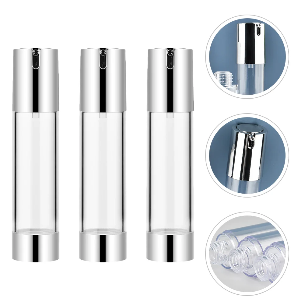 3 Pcs Mini Travel Bottles Size Toiletries Containers Leakproof Set Tiny Pp Pump Dispenser Airless
3 Pcs Mini Travel Bottles Size Toiletries Containers Leakproof Set Tiny Pp Pump Dispenser Airless