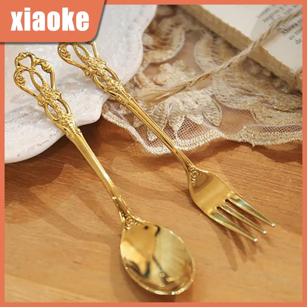 Durable New Rose Flower Spoon Creative Mirror Polishing Dessert Spoon Retro Colorful Colors Coffee Spoon Forks Light Luxury 1pcs
Durable New Rose Flower Spoon Creative Mirror Polishing Dessert Spoon Retro Colorful Colors Coffee Spoon Forks Light Luxury 1pcs