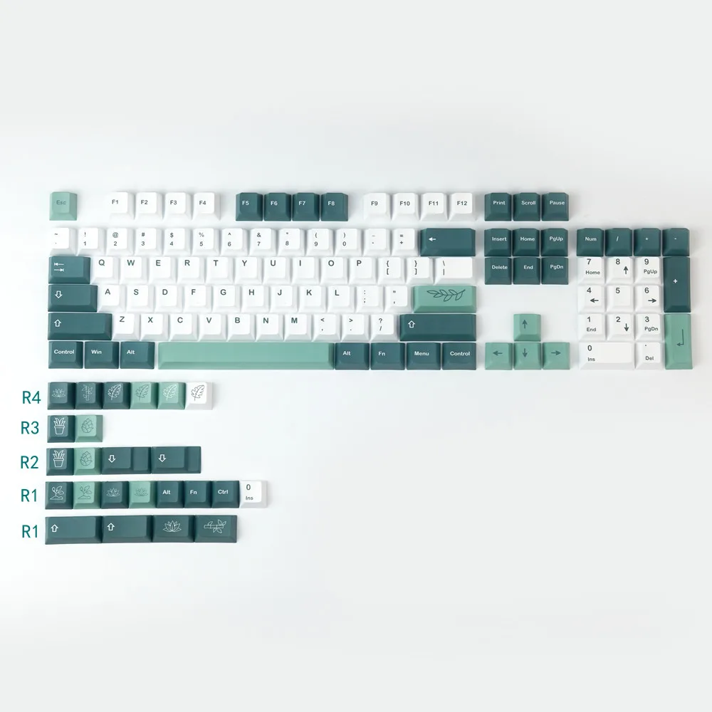 PBT GMK Botanical Keycaps Cherry Profile DYE-Sublimation For 61 64 68 84 87 96 104 108 Cross Switch Mechanical Keyboards
PBT GMK Botanical Keycaps Cherry Profile DYE-Sublimation For 61 64 68 84 87 96 104 108 Cross Switch Mechanical Keyboards