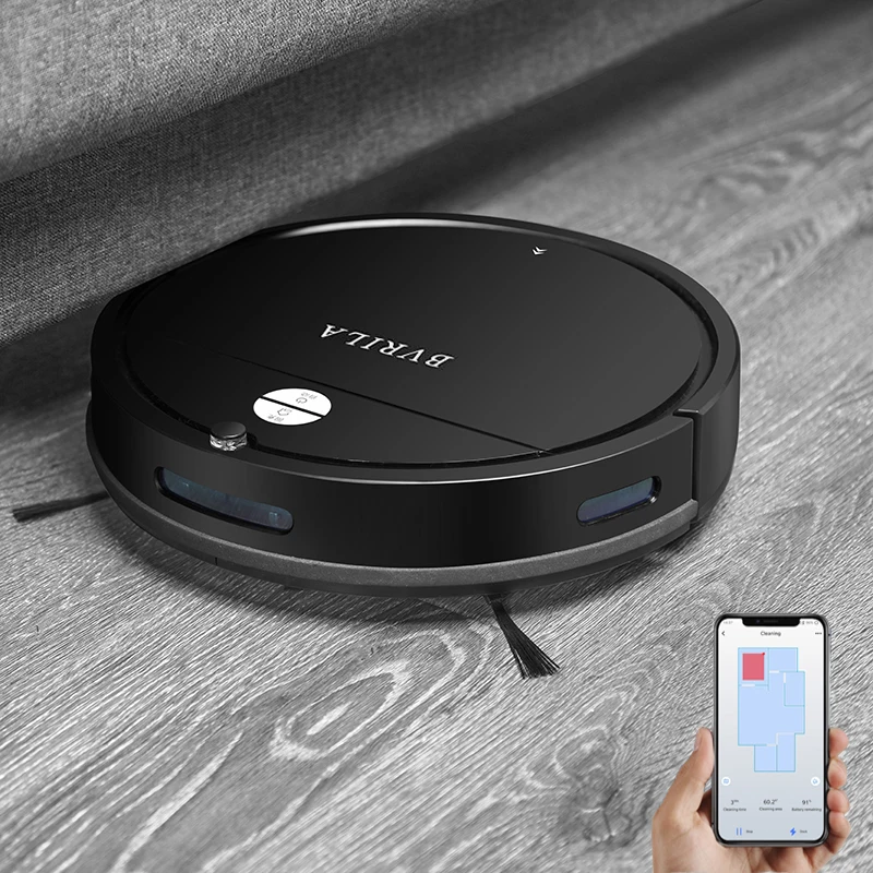 Robot Vacuum Cleaner Sweeper APP Remote Control Wet Mop Water tank Auto-Recharge Scheduled Timing Cleaning Home appliance Helper
Robot Vacuum Cleaner Sweeper APP Remote Control Wet Mop Water tank Auto-Recharge Scheduled Timing Cleaning Home appliance Helper