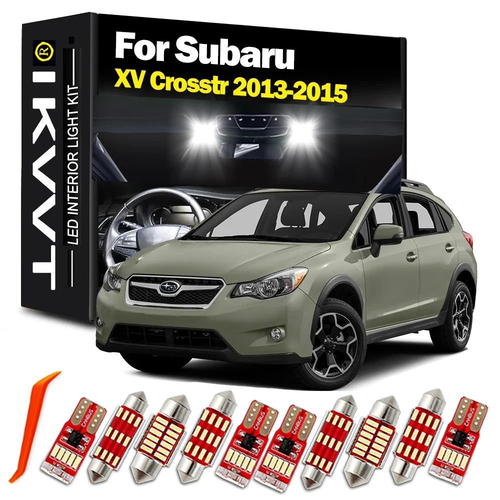 IKVVT 8X Canbus светодиодный внутренний светильник для чтения комплект Subaru XV Crosstr 2013 2014