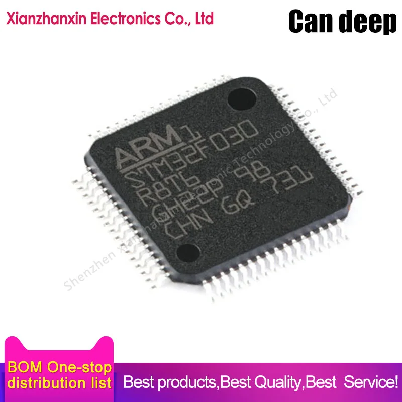 2~10PCS/LOT STM32F030R8T6 STM32F030 030R8T6 R8T6 LQFP-64 32-bit microcontroller MCU IC chip
2~10PCS/LOT STM32F030R8T6 STM32F030 030R8T6 R8T6 LQFP-64 32-bit microcontroller MCU IC chip