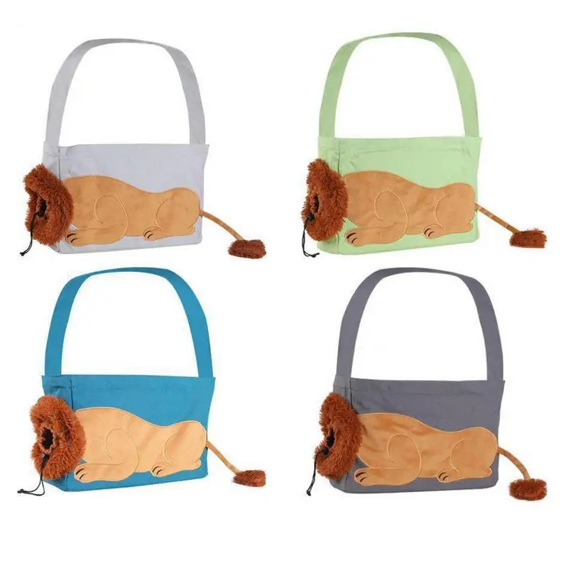 Pet Carrier Bag Outdoor Portable Shoulder Bagpack Breathable & Foldable Bag Cartoon Lion Design Pet Supplies & Accessories
Pet Carrier Bag Outdoor Portable Shoulder Bagpack Breathable & Foldable Bag Cartoon Lion Design Pet Supplies & Accessories
