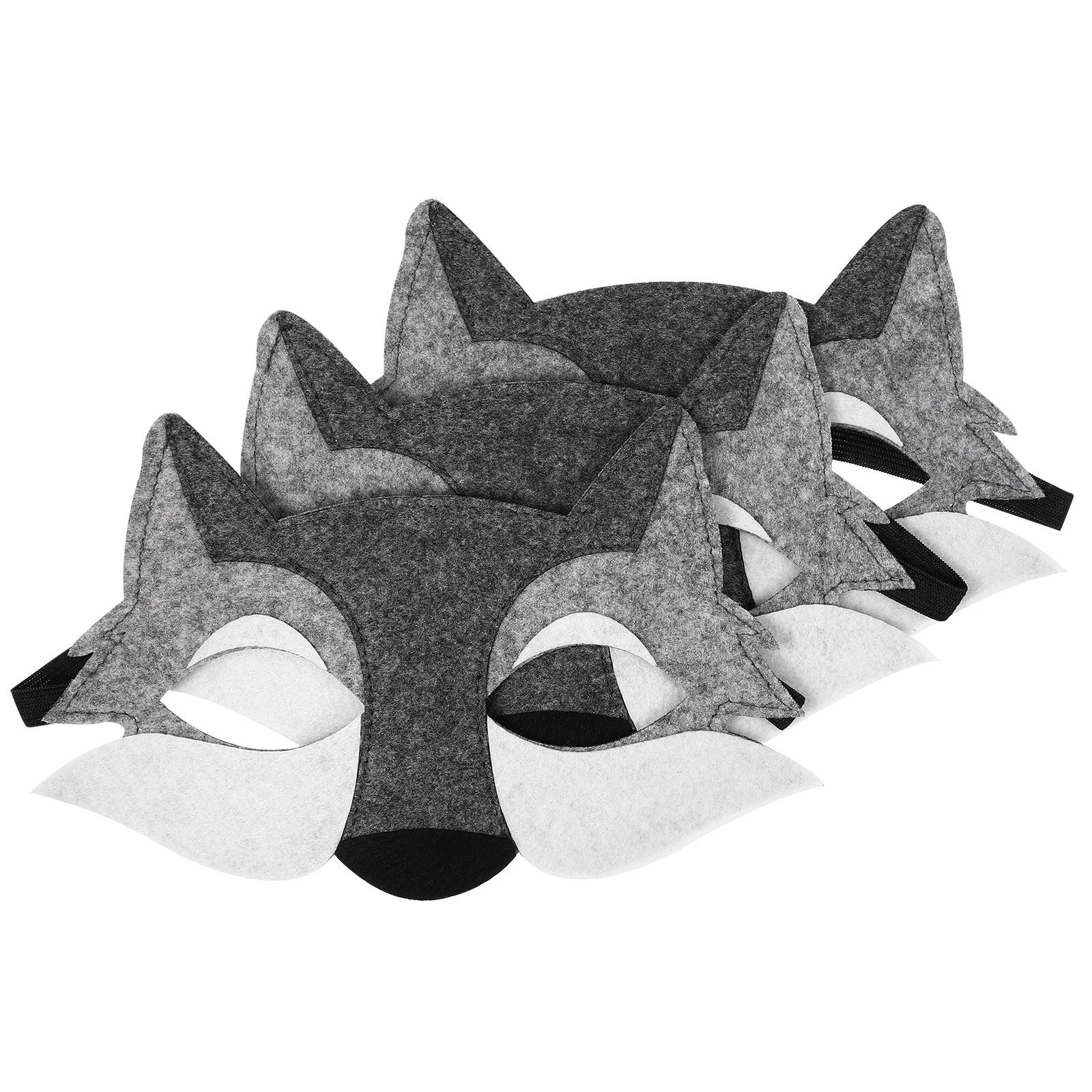 NUOBESTY 3PCS Felt Wolf Masks Animals Half Dress Up Costume for Kids Party Favors (Grey)
NUOBESTY 3PCS Felt Wolf Masks Animals Half Dress Up Costume for Kids Party Favors (Grey)