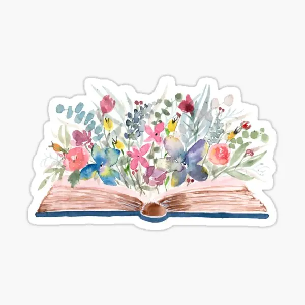 Watercolor Open Book With Florals 5PCS Stickers for Living Room Laptop Bumper Decorations Water Bottles Anime Wall Luggage
Watercolor Open Book With Florals 5PCS Stickers for Living Room Laptop Bumper Decorations Water Bottles Anime Wall Luggage