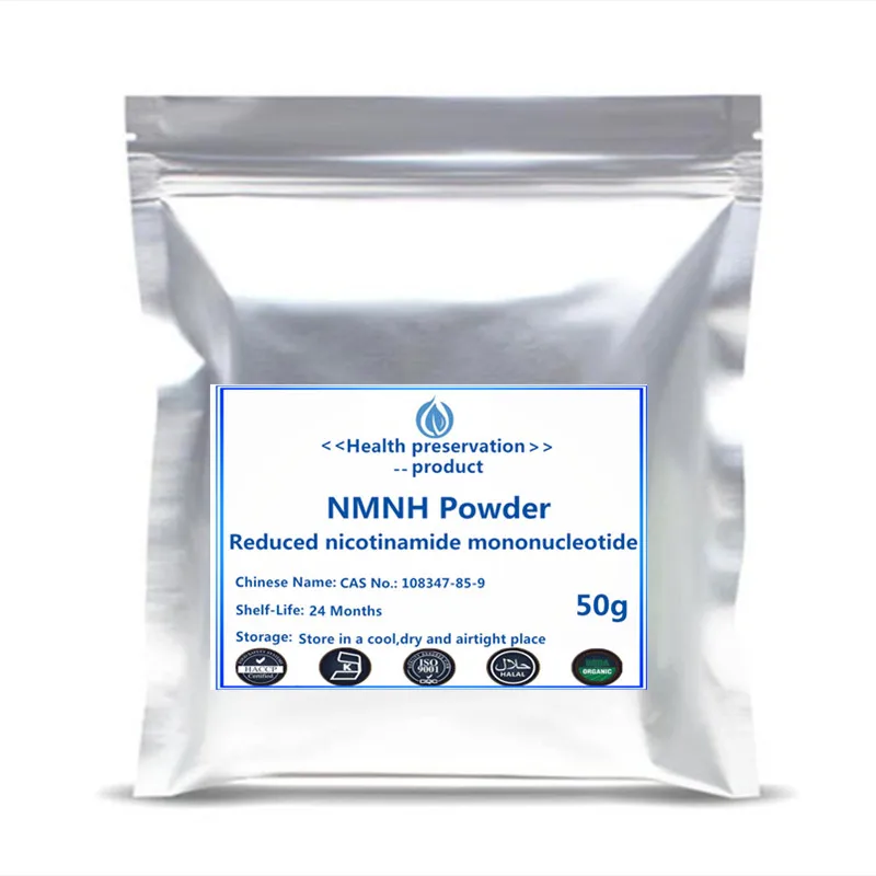 High quality 99% NMNH Powder Reduced nicotinamide mononucleotide NAD + enhancer than NMN Faster anti-aging Free shipping
High quality 99% NMNH Powder Reduced nicotinamide mononucleotide NAD + enhancer than NMN Faster anti-aging Free shipping