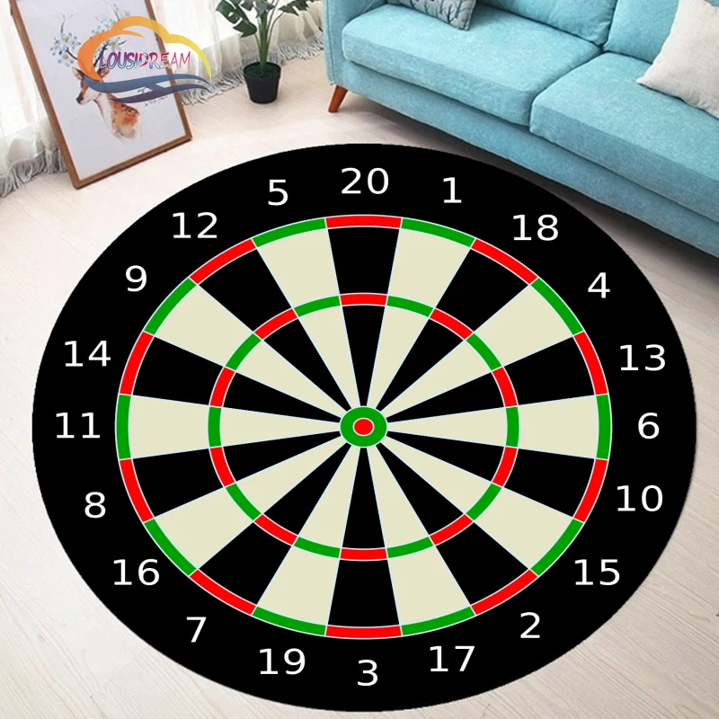 Dartboard Pattern Round Rug Carpet Dart bull's-eye Bedroom Floor Mat Computer Chair Area Fashion Decoration carpets Chair Mat
Dartboard Pattern Round Rug Carpet Dart bull's-eye Bedroom Floor Mat Computer Chair Area Fashion Decoration carpets Chair Mat