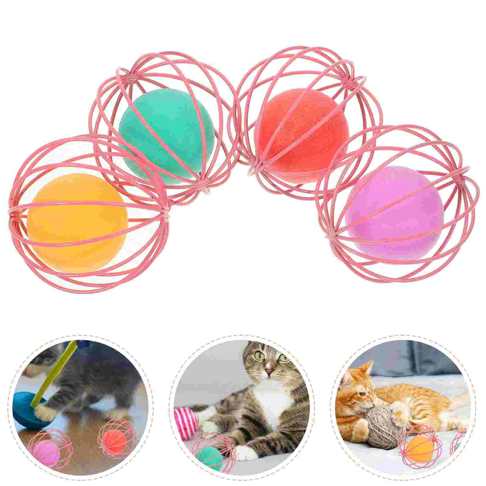 4 Pcs Pet Scratching Ball Kitten Supplies Cats Toy Balls Throwing Toys Interactive Plastic
4 Pcs Pet Scratching Ball Kitten Supplies Cats Toy Balls Throwing Toys Interactive Plastic