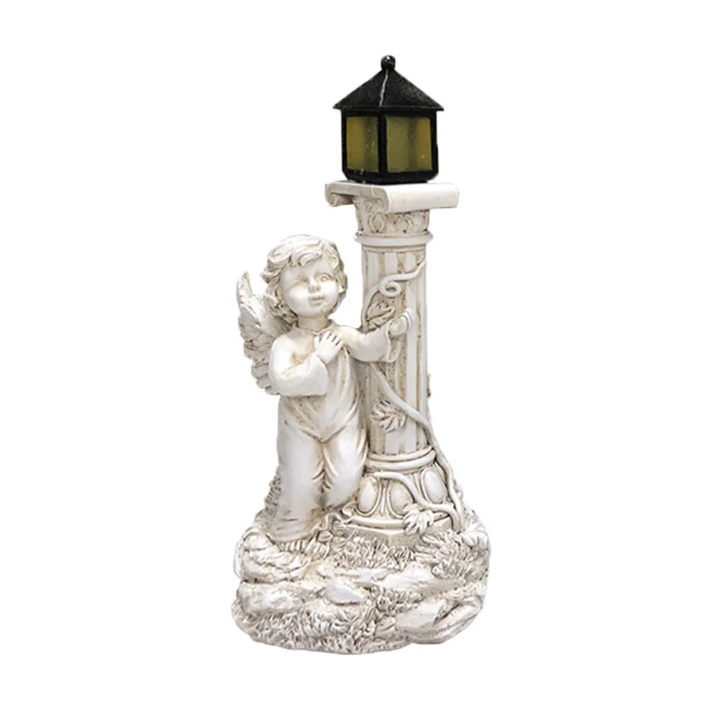 Statue Garden Roman Pillar Decor Solar Resin Sculpture Figurine Column Cherub Lamp Ornament Patio Statues Outdoor Desktop
Statue Garden Roman Pillar Decor Solar Resin Sculpture Figurine Column Cherub Lamp Ornament Patio Statues Outdoor Desktop