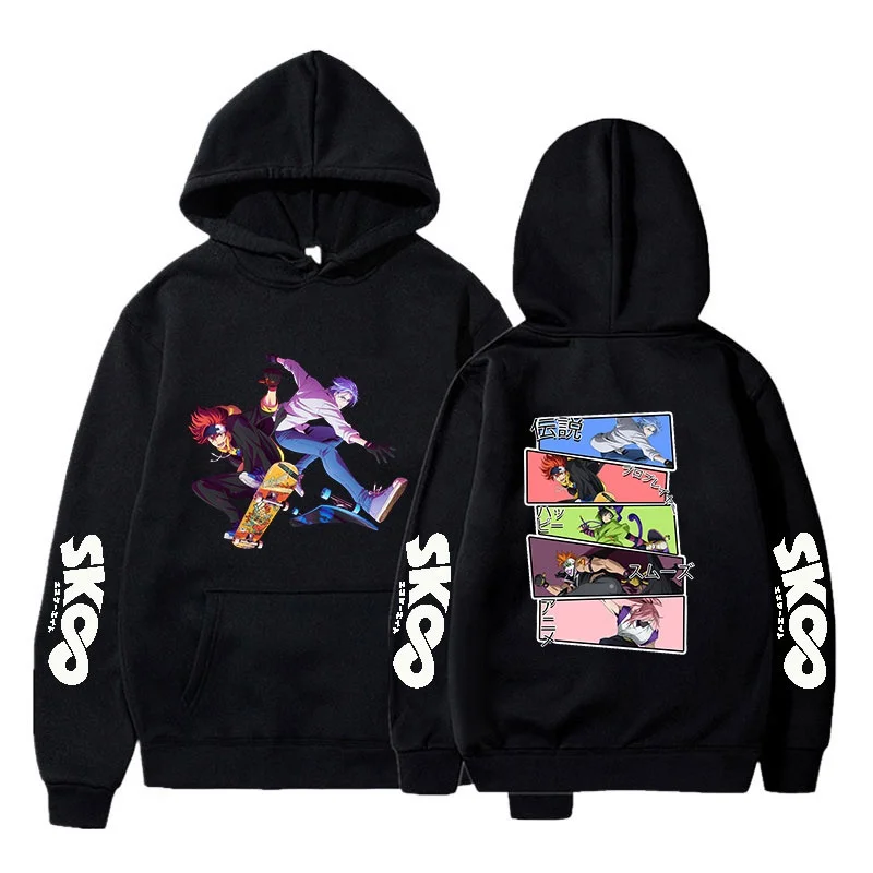 Women Men Fashion Japanese Anime SK8 the Infinity Printed Hooded Sweatshirt Pullover Tops
Women Men Fashion Japanese Anime SK8 the Infinity Printed Hooded Sweatshirt Pullover Tops