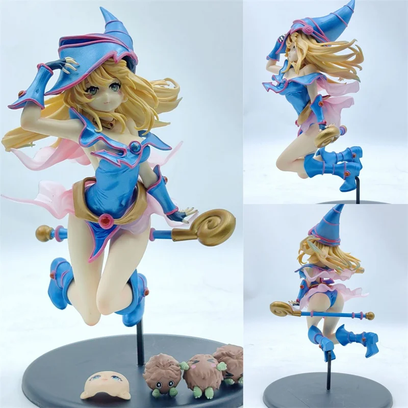 

Anime Yu Gi Oh Duel Monsters Black Magician Girl Kuriboh Figurine PVC Action Figure Collectible Model Doll Toy Gifts