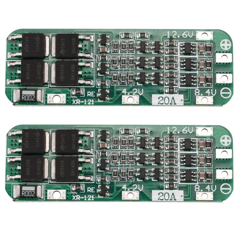 2X 3S 20A литий-ионный аккумулятор 18650 зарядное устройство для флэш-зарядки 12,6 в ячейка 64x20x мм Модуль S08
2X 3S 20A литий-ионный аккумулятор 18650 зарядное устройство для флэш-зарядки 12,6 в ячейка 64x20x мм Модуль S08