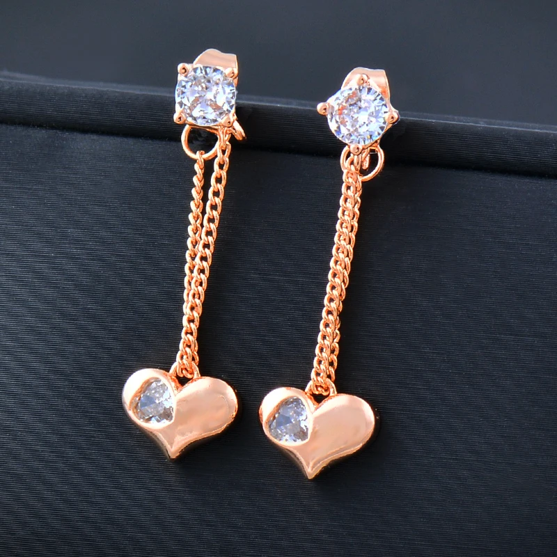 SINLEERY Romantic Heart Long Pendant 585 Rose Gold Color Drop Earrings for Women Cubic Zirconia earrings 2022 trend ZD1 SSP
SINLEERY Romantic Heart Long Pendant 585 Rose Gold Color Drop Earrings for Women Cubic Zirconia earrings 2022 trend ZD1 SSP