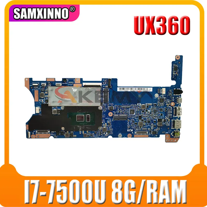 UX360 mainboard for ASUS UX360U UX360UA UX360UAK laptop motherboard mainboard 100% test OK I7-7500U cpu 8G/RAM
UX360 mainboard for ASUS UX360U UX360UA UX360UAK laptop motherboard mainboard 100% test OK I7-7500U cpu 8G/RAM
