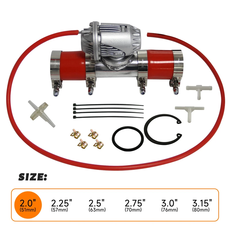 Universal Turbocharger Blow Off Valve SSQV SQV 4 & 2.0" 51mm Straight Flange Pipe & Clamps
Universal Turbocharger Blow Off Valve SSQV SQV 4 & 2.0" 51mm Straight Flange Pipe & Clamps