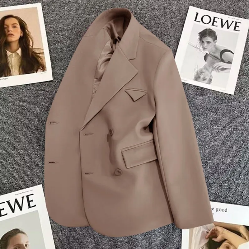 Spring and Autumn New Fashion Temperament Blazers for Women Slim Coat Women Cropped Blazer
Spring and Autumn New Fashion Temperament Blazers for Women Slim Coat Women Cropped Blazer