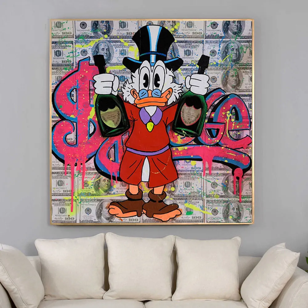 Graffiti Art Disney Donald Duck Mickey Mouse Canvas Art Paintings Posters and Print Street Wall Art Pictures for Home Decoration
Graffiti Art Disney Donald Duck Mickey Mouse Canvas Art Paintings Posters and Print Street Wall Art Pictures for Home Decoration