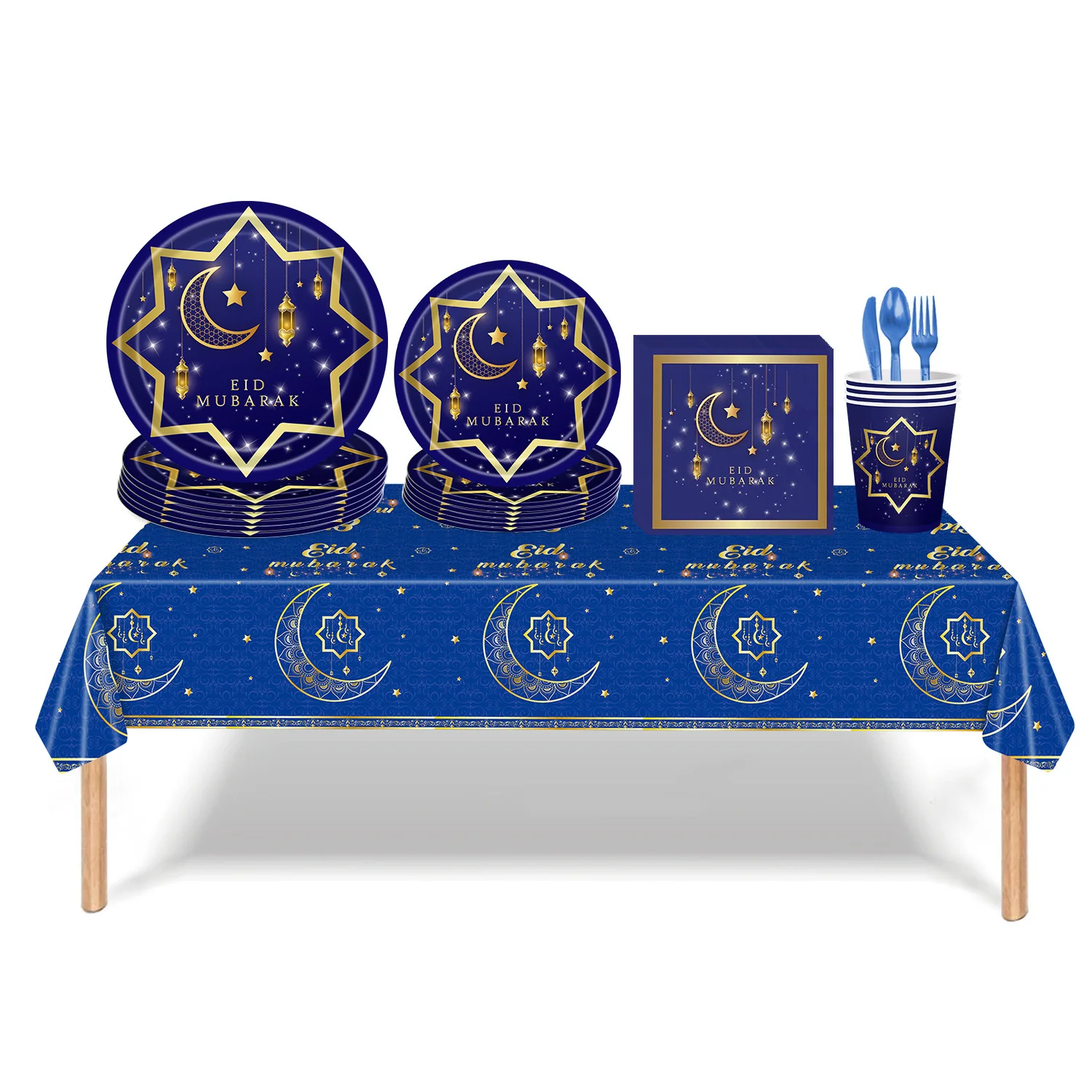 Eid Ramadan Party Supplies Islamic Disposable Party Supplies Plates Paper Cups Disposable Cutlery Sets Wholesale
Eid Ramadan Party Supplies Islamic Disposable Party Supplies Plates Paper Cups Disposable Cutlery Sets Wholesale