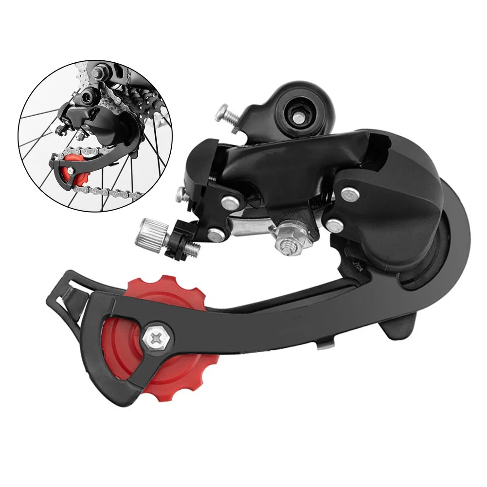 7 Speed MTB Mountain Bike Rear Derailleur Aluminum Integrated Rear Derailleur Durable Cyling Bicycle Rear Derailleur Replacement
7 Speed MTB Mountain Bike Rear Derailleur Aluminum Integrated Rear Derailleur Durable Cyling Bicycle Rear Derailleur Replacement