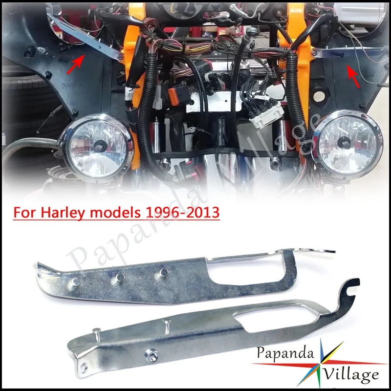 1 Pair Headlight Fairing Bracket Inner Support For Harley Touring Electra Glide Street Glide Tri Glide FLHT FLHX FLHTC FLHTCUTG
1 Pair Headlight Fairing Bracket Inner Support For Harley Touring Electra Glide Street Glide Tri Glide FLHT FLHX FLHTC FLHTCUTG