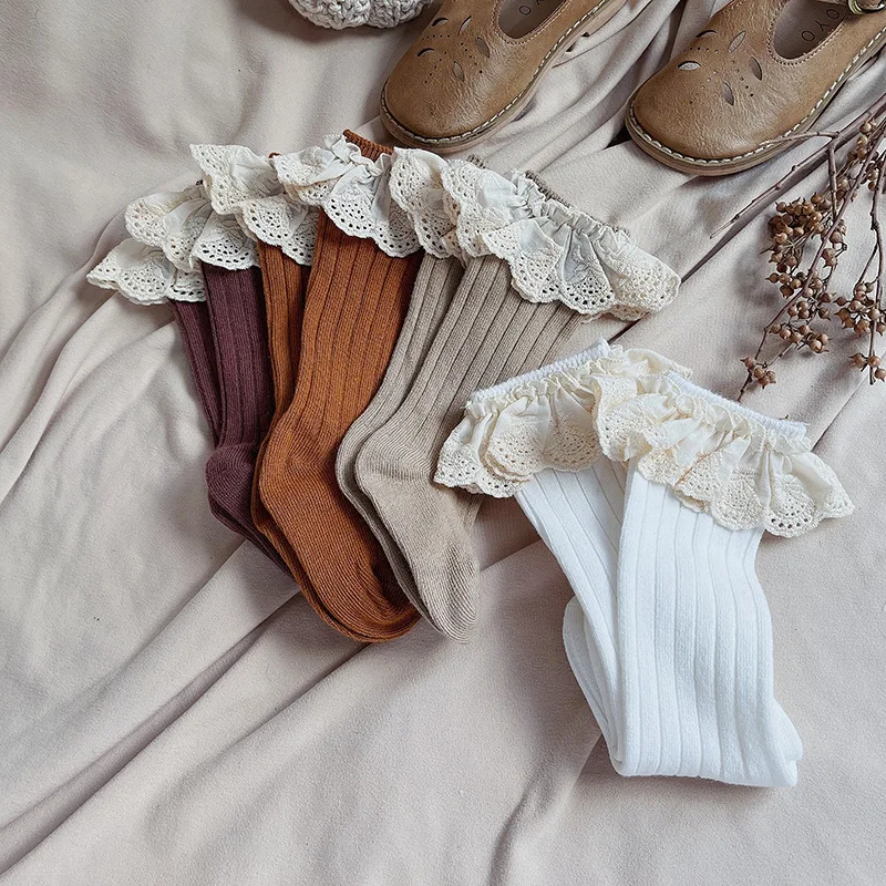 Baby Girls Knee High Socks Soft Cotton Kids Lace Frilly Flower Socks Princess Children Ruffle Cute Long Socken For 0-5Years
Baby Girls Knee High Socks Soft Cotton Kids Lace Frilly Flower Socks Princess Children Ruffle Cute Long Socken For 0-5Years