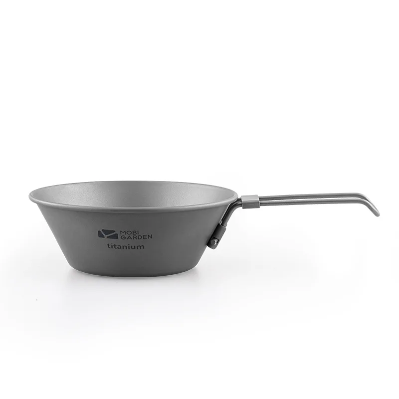 Pure Titanium Folding Handle Bowl Outdoor Camping Hiking Single Ultra-light Portable Foldable Picnic Environmental Party Bowl 
Pure Titanium Folding Handle Bowl Outdoor Camping Hiking Single Ultra-light Portable Foldable Picnic Environmental Party Bowl