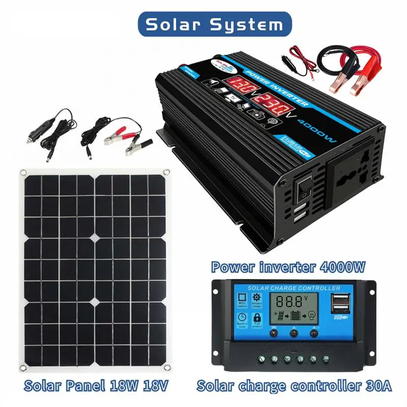 4000W 12V to 220V/12V To 110V LED Car Power Inverter Converter Charger Adapter Dual USB Voltage Transformer Modified Sine Wave
4000W 12V to 220V/12V To 110V LED Car Power Inverter Converter Charger Adapter Dual USB Voltage Transformer Modified Sine Wave