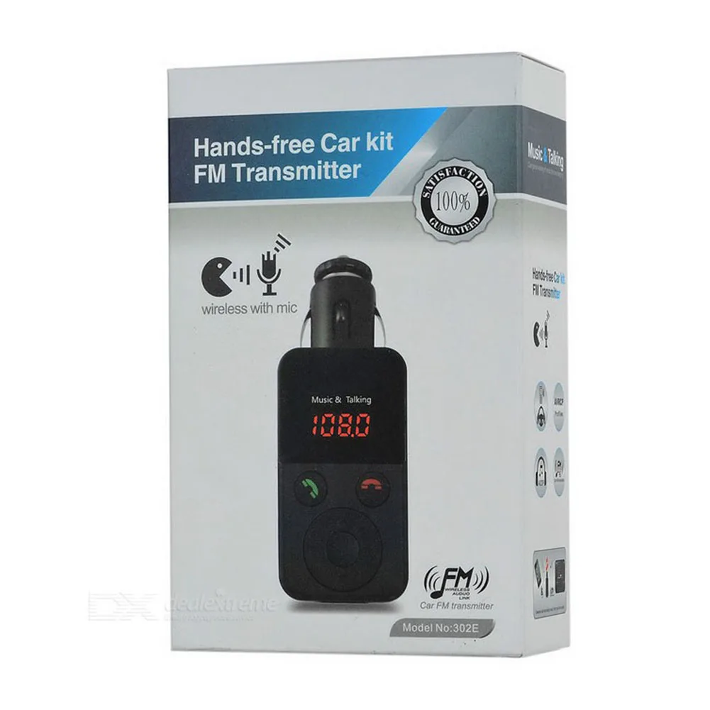 FM Transmitter Car Kit Dsp Technology Hands-free MP3 Player Memory Card Modulator Noise Reduction Remote Control
FM Transmitter Car Kit Dsp Technology Hands-free MP3 Player Memory Card Modulator Noise Reduction Remote Control