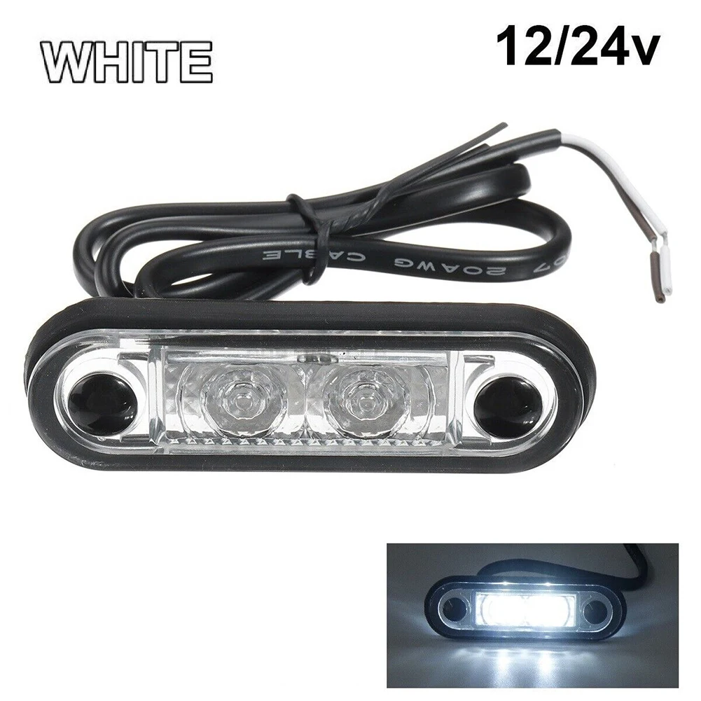 WHITE STYLE LED FLUSH FIT KELSA BAR MARKER LAMP LIGHT 12v 24v Brake Light, Tail Light, Turn Signal Light PC+Aluminum+LED Materia
WHITE STYLE LED FLUSH FIT KELSA BAR MARKER LAMP LIGHT 12v 24v Brake Light, Tail Light, Turn Signal Light PC+Aluminum+LED Materia