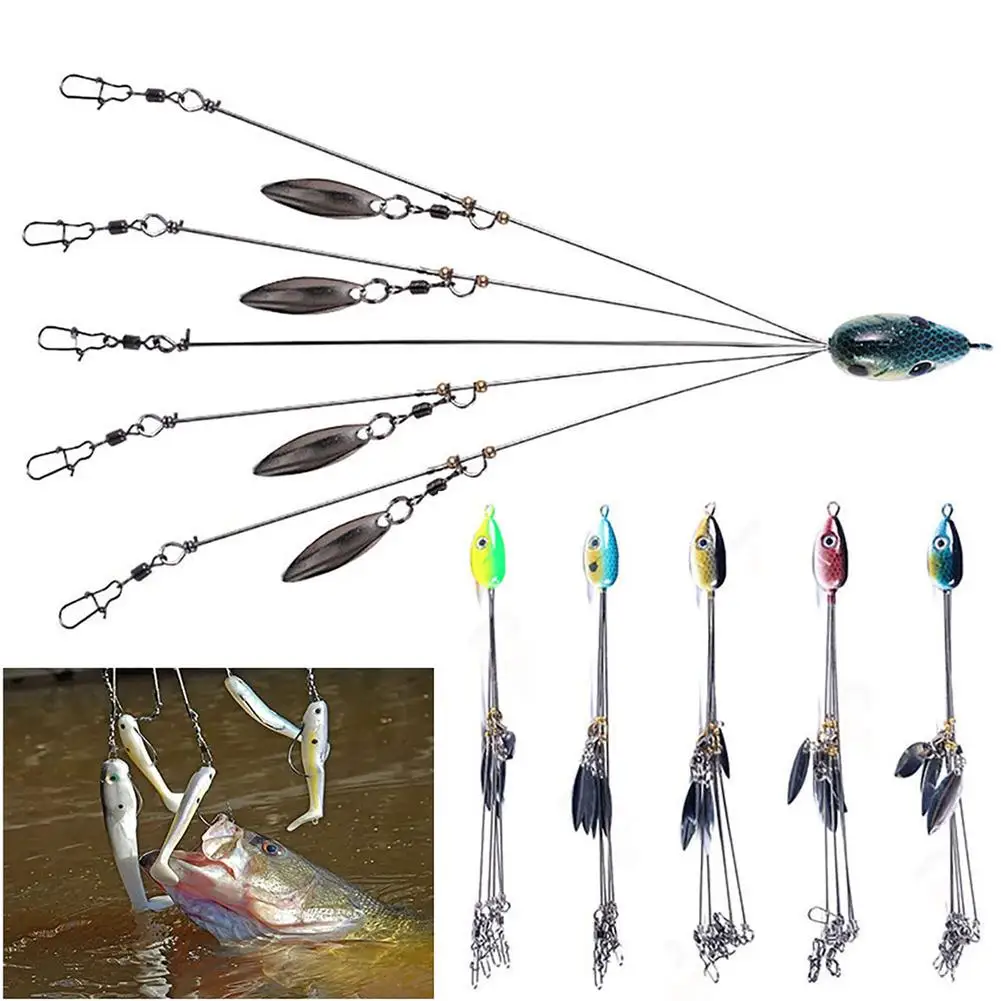 Umbrella Rigs Fishing Rigs Lure Fake Bait Tools With Noise Sequin Head Hook Fishing Bass Bait 18g Drop shipping
Umbrella Rigs Fishing Rigs Lure Fake Bait Tools With Noise Sequin Head Hook Fishing Bass Bait 18g Drop shipping