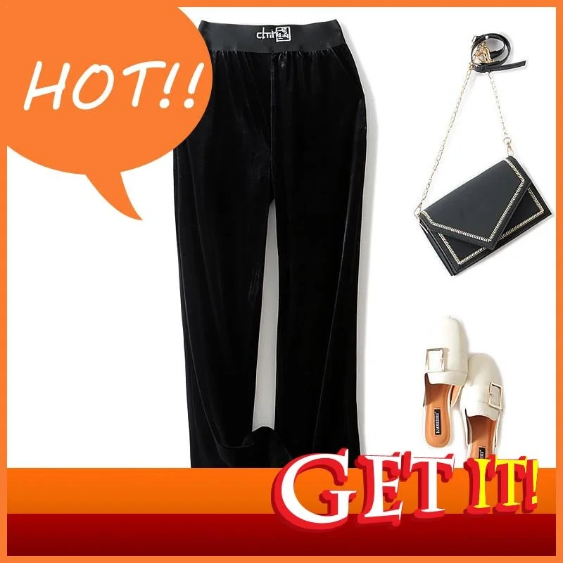 High SAMGPILEE Wide Waist Leg Velvet Flare Pants Stretchy Skinny Streetwear Trousers Women 2023 Autumn Winter Clothes Slim Pants
High SAMGPILEE Wide Waist Leg Velvet Flare Pants Stretchy Skinny Streetwear Trousers Women 2023 Autumn Winter Clothes Slim Pants