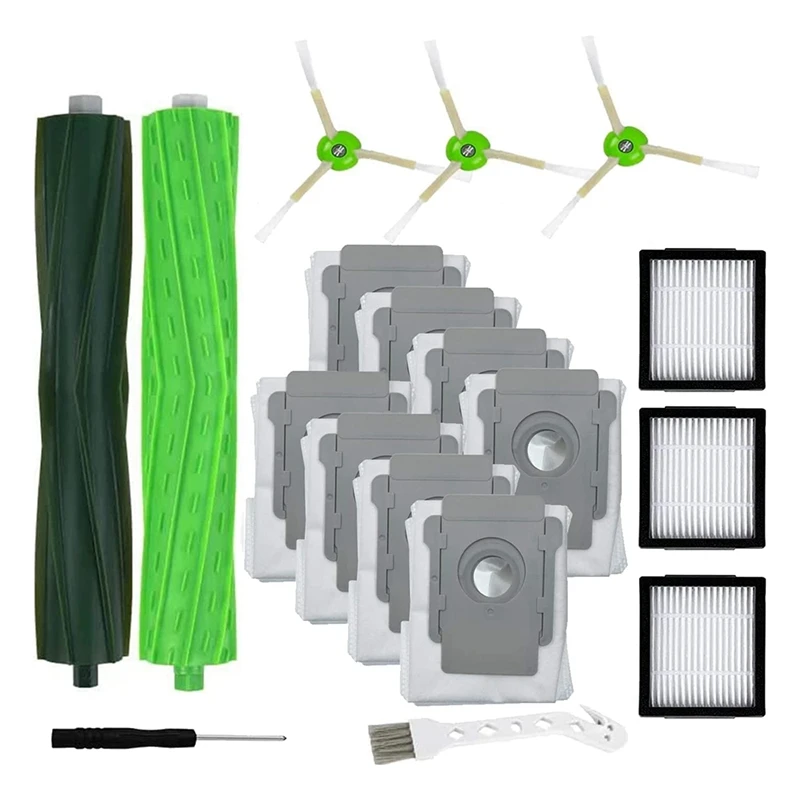 16 Pack Replacement Parts For Irobot Roomba I7(7150) I7+(7550) I3(3150) I3+ I4 I4+ I6 I6+ I8 I8+ E5 E6 E7 Vacuum Cleaner
16 Pack Replacement Parts For Irobot Roomba I7(7150) I7+(7550) I3(3150) I3+ I4 I4+ I6 I6+ I8 I8+ E5 E6 E7 Vacuum Cleaner