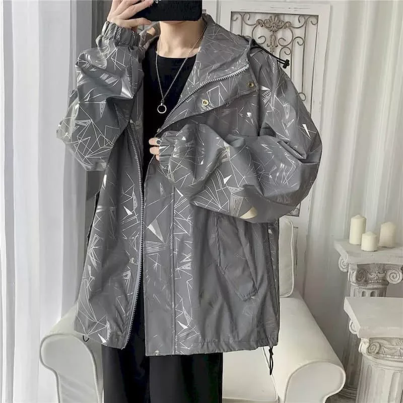 New2022 autumn reflective jacket Men women Korean trend Hong Kong style Handsome Homeboy temperament loose casual chic jacket
New2022 autumn reflective jacket Men women Korean trend Hong Kong style Handsome Homeboy temperament loose casual chic jacket