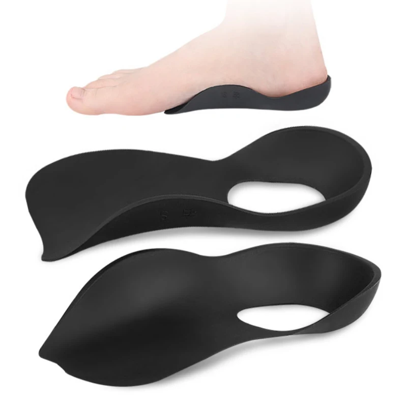 

1 Pair Flatfoot Orthotics Insole For Shoes Flat Foot O-Shaped Legs Correction Arch Support Stress Relief Anti-abrasion Pad