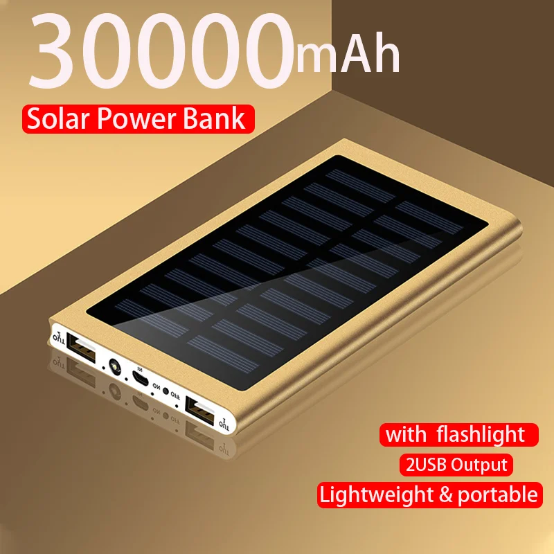 30000 mAh 2USB Slim Solar Wireless Charging Portable Power Bank for Laptop Outdoor Travel Solar Wireless Power Bank 30000mAh
30000 mAh 2USB Slim Solar Wireless Charging Portable Power Bank for Laptop Outdoor Travel Solar Wireless Power Bank 30000mAh