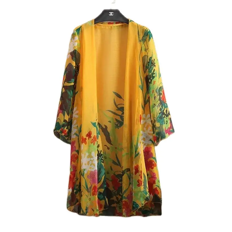 Sun Protection Clothing Female Spring Autumn Thin Women's Windbreaker 2022 Summer New Mid-Length Beach Sunscreen Shawl Jacket
Sun Protection Clothing Female Spring Autumn Thin Women's Windbreaker 2022 Summer New Mid-Length Beach Sunscreen Shawl Jacket