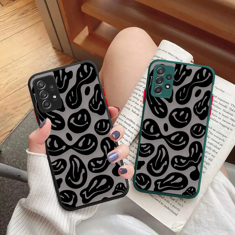 Funny Trippy Cartoon Smiley Face Matte A73 Case For Samsung A53 A33 A02S A03S A22 A32 A71 A73 A51 A52 A72 A73 A30 A50 A70 Case
Funny Trippy Cartoon Smiley Face Matte A73 Case For Samsung A53 A33 A02S A03S A22 A32 A71 A73 A51 A52 A72 A73 A30 A50 A70 Case