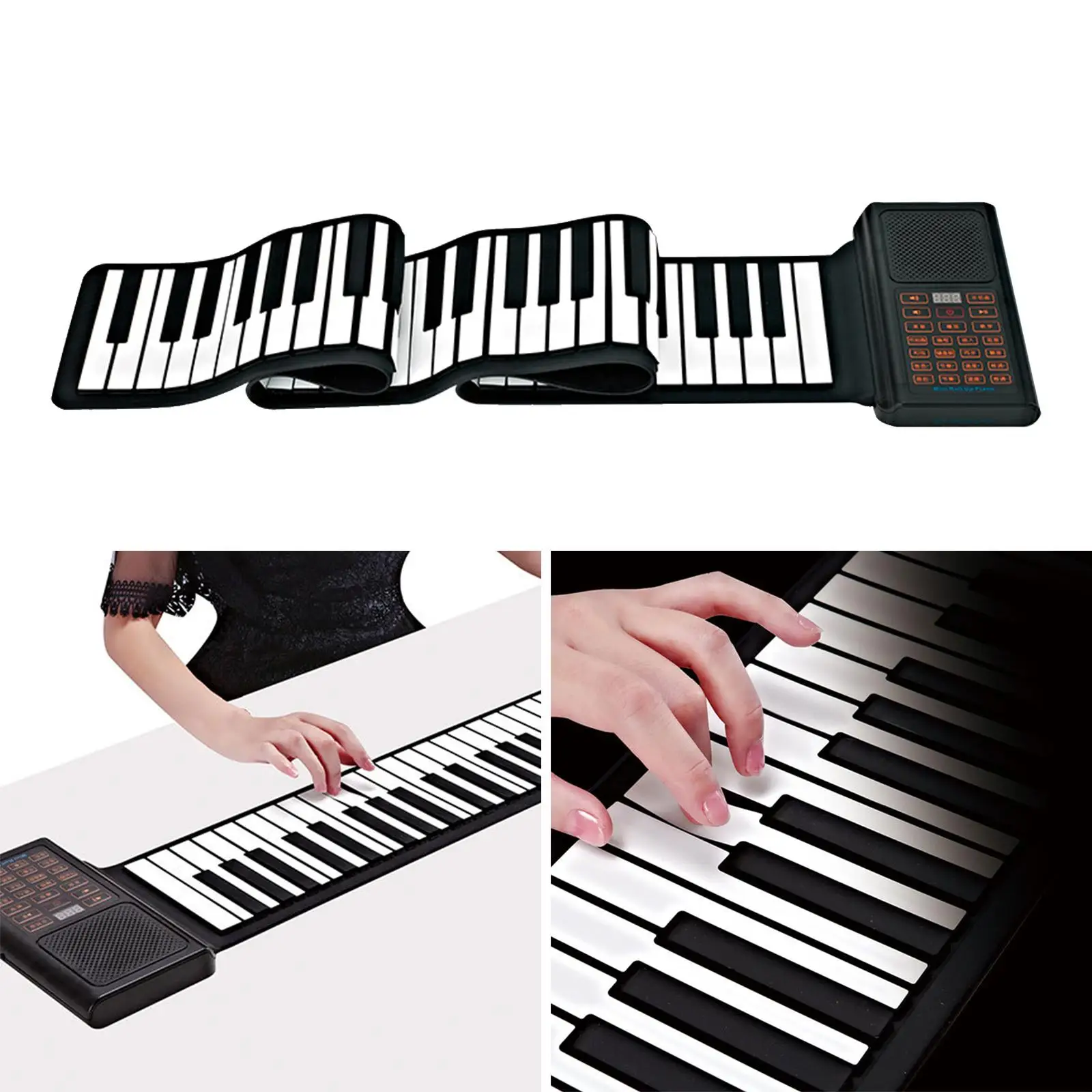 Digital Music Piano Keyboard Kids Hand Roll Piano USB Input Portable Electric Hand Roll Piano Keyboard for Children Adults Kids
Digital Music Piano Keyboard Kids Hand Roll Piano USB Input Portable Electric Hand Roll Piano Keyboard for Children Adults Kids