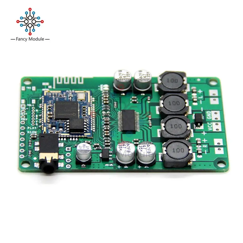 Bluetooth 3034 усилитель мощности, аудиоплата Qualcomm QCC3031/, усилители звука 2x50 Вт с TWS AUX APTXHD Плата усилителя мощности
Bluetooth 3034 усилитель мощности, аудиоплата Qualcomm QCC3031/, усилители звука 2x50 Вт с TWS AUX APTXHD Плата усилителя мощности