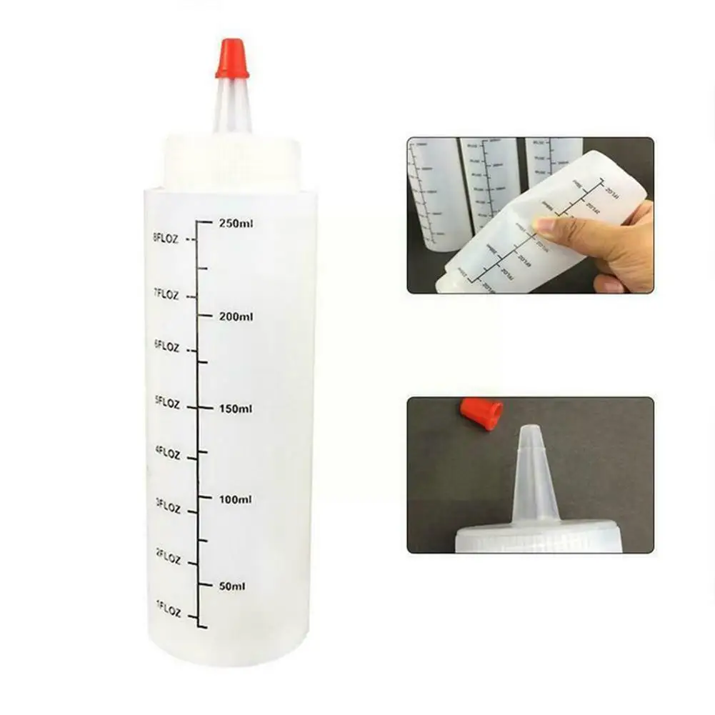Pe Plastic Needle-nosed Scale Squeeze Bottle Cap Squeezable Bottle With Squeeze Kitchen Tool Salad Leak-proof Bottle 250ml S9s5
Pe Plastic Needle-nosed Scale Squeeze Bottle Cap Squeezable Bottle With Squeeze Kitchen Tool Salad Leak-proof Bottle 250ml S9s5