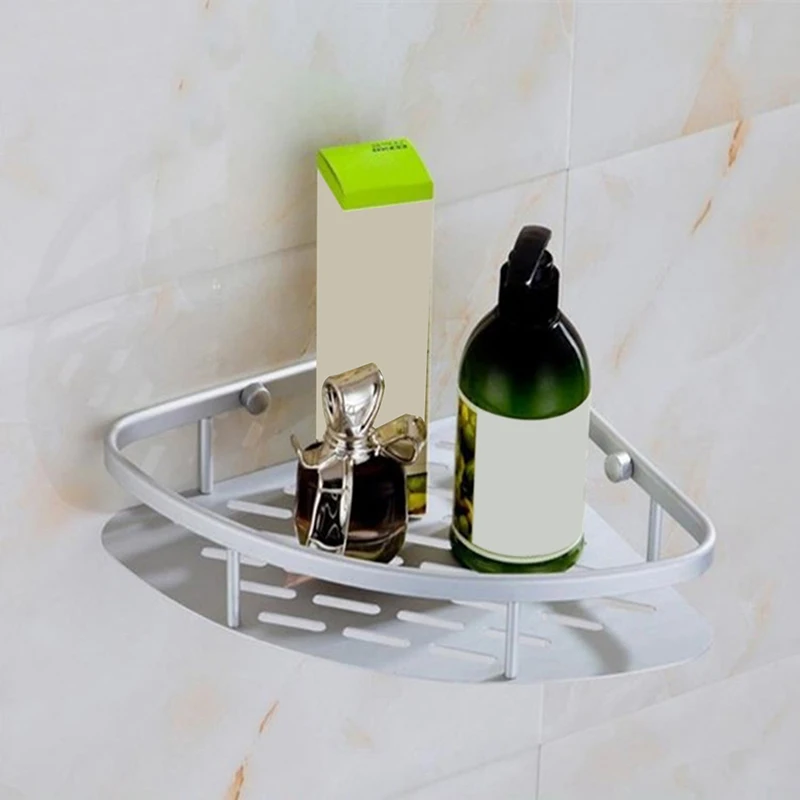 Grey Color Triangle Shelving Space Aluminum Bathroom Shelf with Towel Bar Shampoo Holder Shower Gel Rack
Grey Color Triangle Shelving Space Aluminum Bathroom Shelf with Towel Bar Shampoo Holder Shower Gel Rack