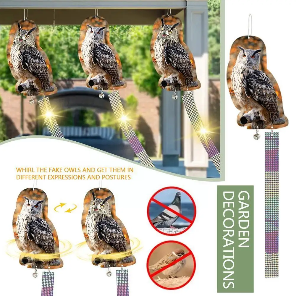 Fake Owl Decoy Plastic Owl Scarecrow Reflector Fake Owl Hanging Reflective Owl For Woodpecker Deterrent T9R9
Fake Owl Decoy Plastic Owl Scarecrow Reflector Fake Owl Hanging Reflective Owl For Woodpecker Deterrent T9R9