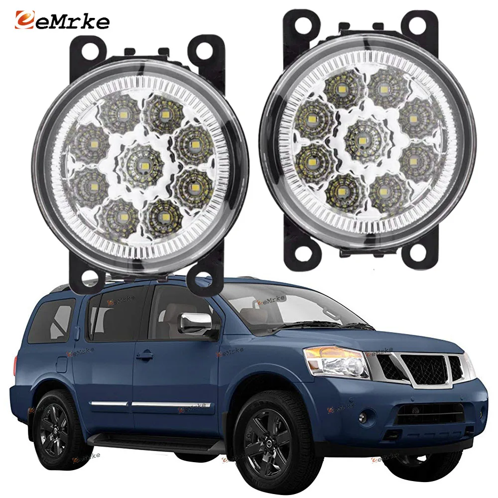 EEMRKE 2 шт. автостайлинг для Nissan Armada WA60 Facelift 2008 2009 2010 2011 2012 2013 2014 2015 Противотуманные фары в сборе DRL
EEMRKE 2 шт. автостайлинг для Nissan Armada WA60 Facelift 2008 2009 2010 2011 2012 2013 2014 2015 Противотуманные фары в сборе DRL