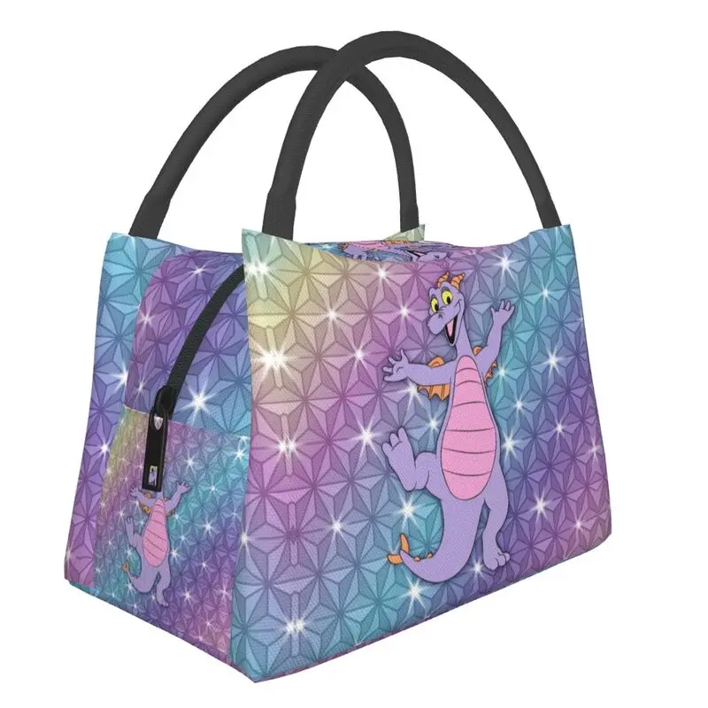 Beacon Of Magic Figment Dragon Insulated Lunch Tote Bag for Women Purple Dinosaur Cooler Thermal Bento Box Hospital Office 
Beacon Of Magic Figment Dragon Insulated Lunch Tote Bag for Women Purple Dinosaur Cooler Thermal Bento Box Hospital Office