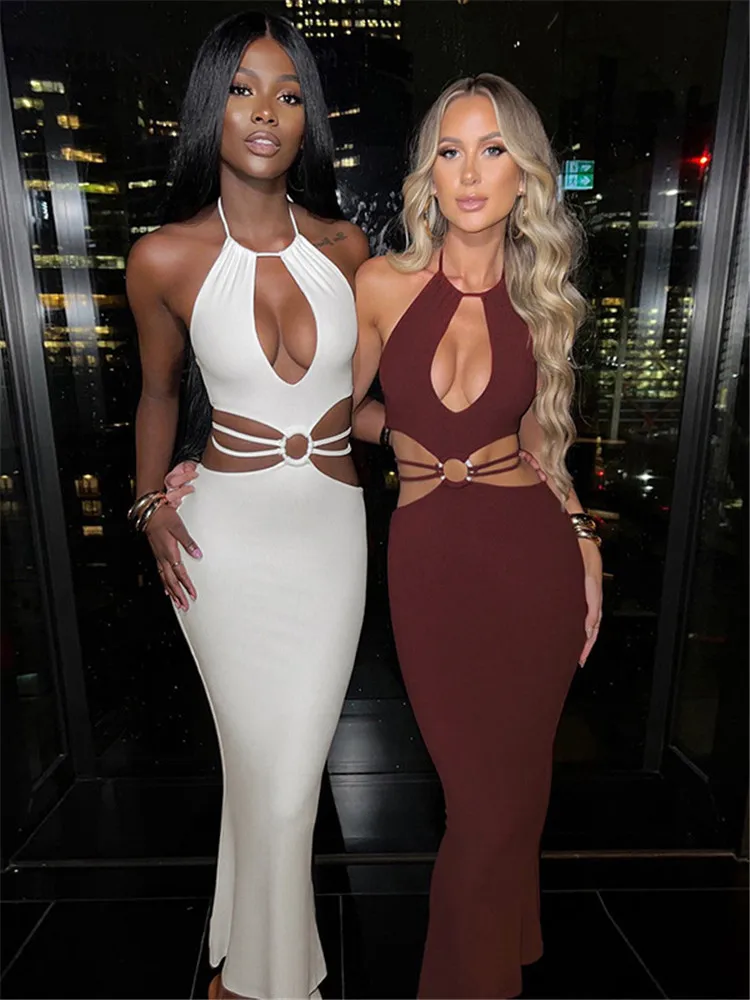 Nadafair Cut Out Halter Bandage Summer Sexy Dress Women Fashion High Waist Party Night Clubwear Off Shoulder White Backless
Nadafair Cut Out Halter Bandage Summer Sexy Dress Women Fashion High Waist Party Night Clubwear Off Shoulder White Backless