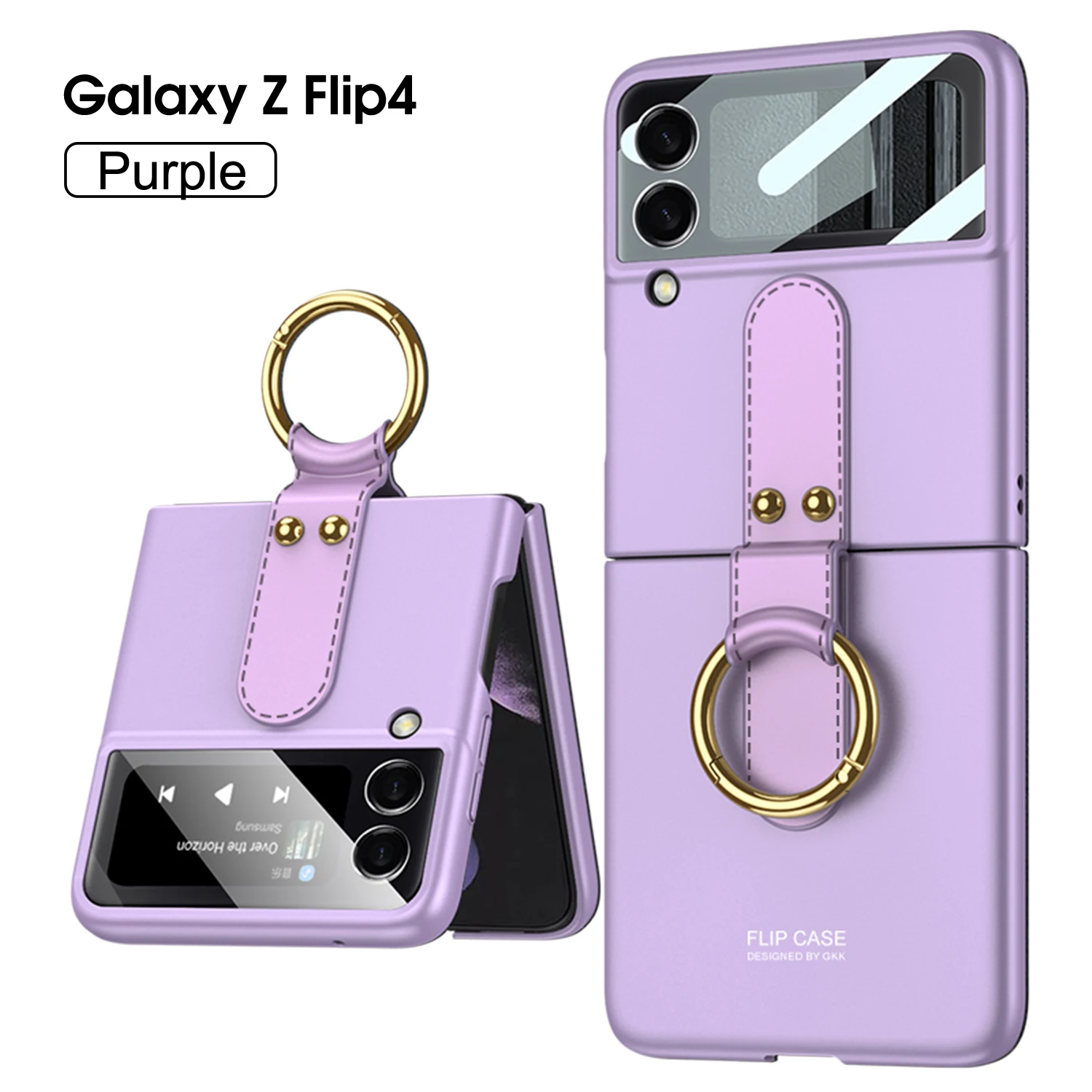For Samsung Galaxy Z Flip 4 3 Case Luxury Ultra-thin Skin-feeling Ring Bracket Lens Film Shockproof Protection Hard Back Cover
For Samsung Galaxy Z Flip 4 3 Case Luxury Ultra-thin Skin-feeling Ring Bracket Lens Film Shockproof Protection Hard Back Cover